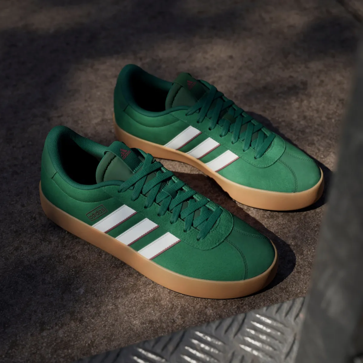 Best Sneakers da uomo verde scuro in pelle con logo VL Court 3.0 Uomo Sneakers Sport Uomo|Scarpe Sportive