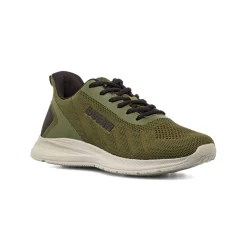 Sneakers da Uomo Verdi con Dettagli Neri e Suola in contrasto Uomo Scarpe Da Running|Scarpe Da Running Uomo