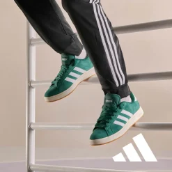 Outlet Sneakers da uomo verdi in pelle con logo Grand Court Base 00s Uomo Sneakers|Scarpe Sportive