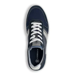 Outlet Sneakers eleganti blu da uomo con dettagli traforati Marvin Uomo Scarpe Eleganti Uomo|Scarpe Cerimonia Uomo