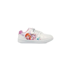 Sneakers bianche da Bambina con stampa Bambino Scarpe Con Strappo Bambina