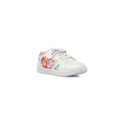 Sneakers bianche da Bambina con stampa Bambino Scarpe Con Strappo Bambina