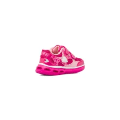 Sneakers Fucsia da Bambina con strappo e luci Bambino Sneakers Bambina|Scarpe Con Strappo Bambina