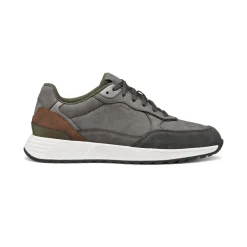 Sale Sneakers Grigie bicolore da Uomo con suola traspirante Uomo Sneakers Uomo