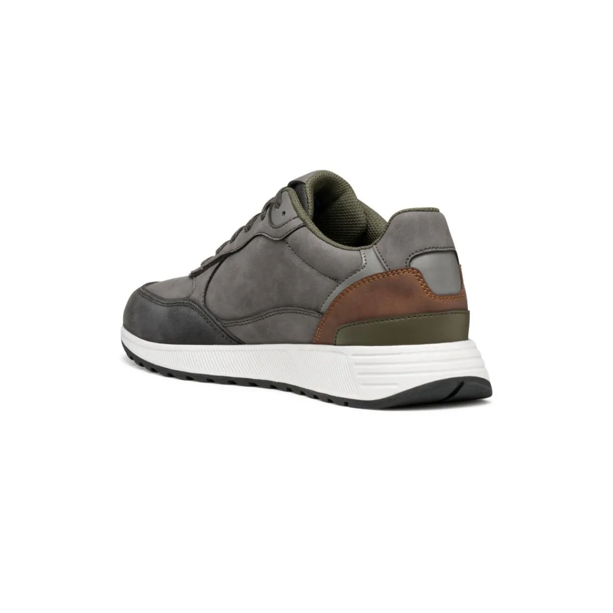 Sale Sneakers Grigie bicolore da Uomo con suola traspirante Uomo Sneakers Uomo