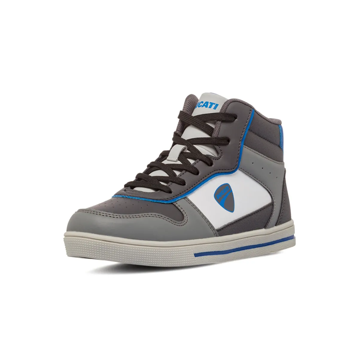 Sneakers grigie da Bambino con dettagli in contrasto blu Bambino Sneakers Bambino