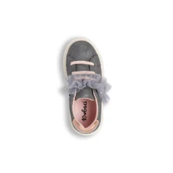 Sale Sneakers Grigie da Bambina con fiocco in tulle Bambino Sneakers Bambina