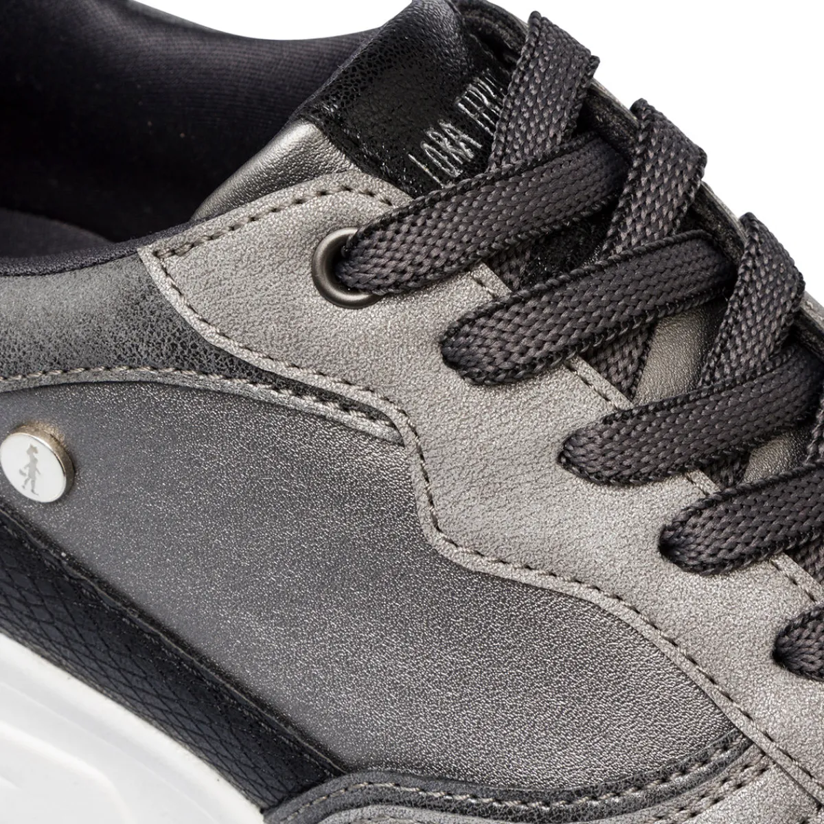 Hot Sneakers grigie da donna con dettagli neri Donna Sneakers Donna