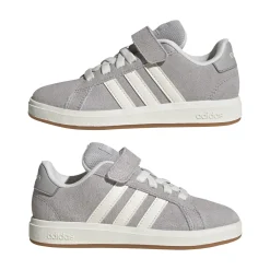 New Sneakers grigie da Ragazzo con chiusura a strappo GRAND COURT 00s EL C Bambino Scarpe Sportive Da Bambino|Sneakers Sportive Bambino
