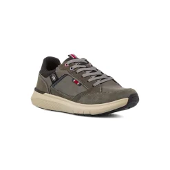 Sneakers Grigie da Uomo con inserti in contrasto Uomo Sneakers Uomo