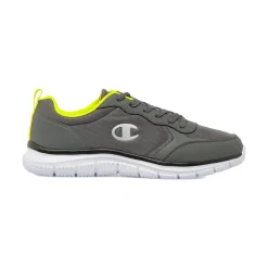 Sneakers Grigie da Uomo con dettagli lime EL45 Low Cut Uomo Scarpe Sportive|Scarpe Da Running