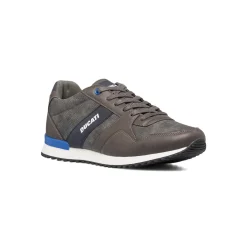 Sneakers grigie da uomo con logo laterale Uomo Sneakers Uomo