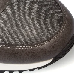 Sneakers grigie da uomo con logo laterale Uomo Sneakers Uomo