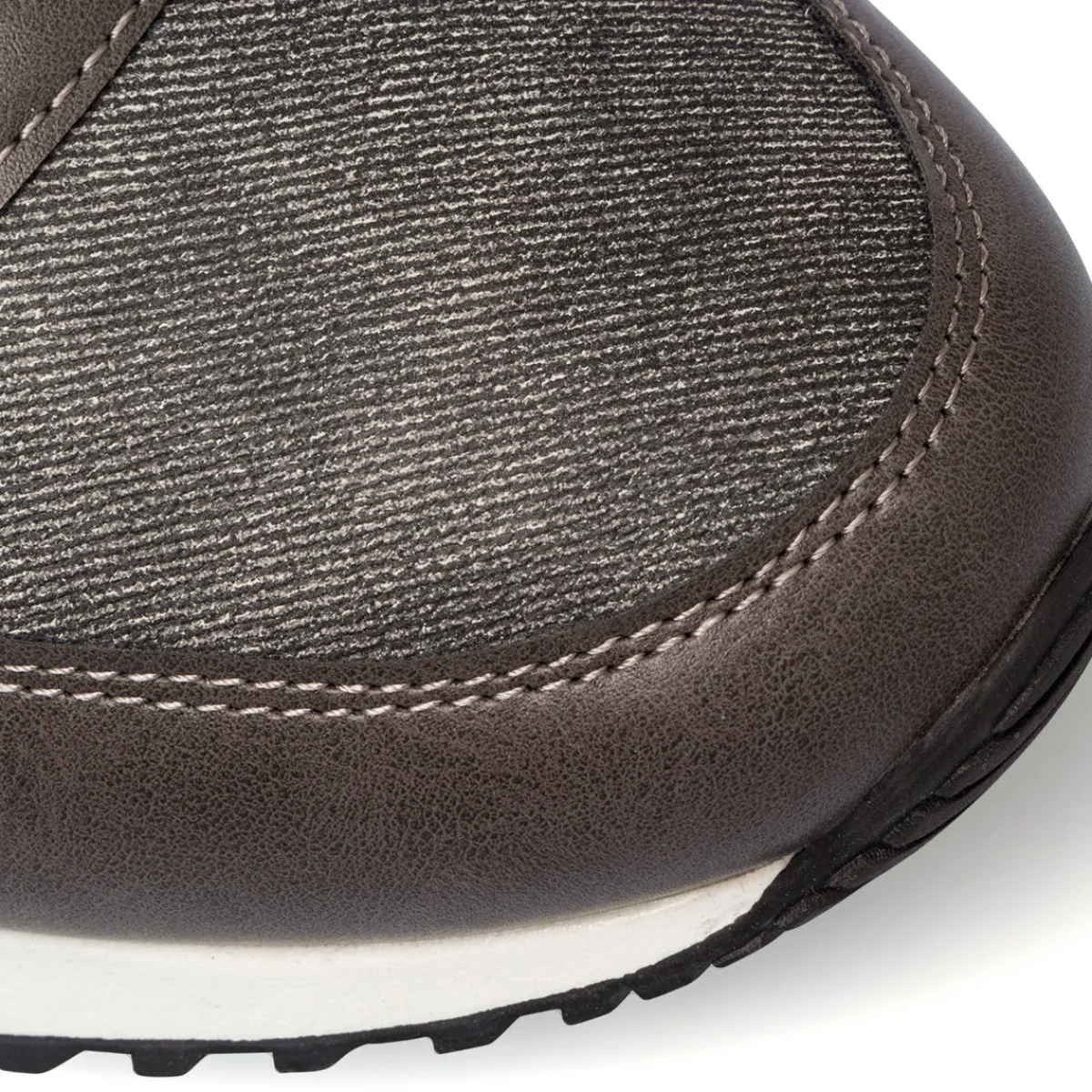 Sneakers grigie da uomo con logo laterale Uomo Sneakers Uomo