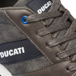 Sneakers grigie da uomo con logo laterale Uomo Sneakers Uomo