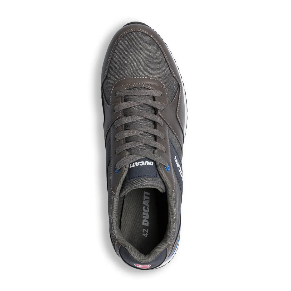 Sneakers grigie da uomo con logo laterale Uomo Sneakers Uomo