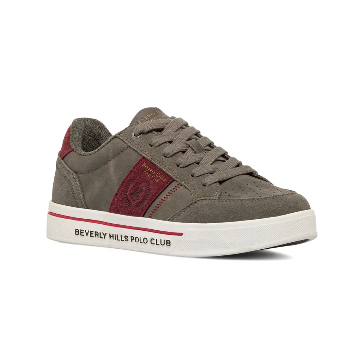 Hot Sneakers Grigie da Uomo con dettagli in contrasto Uomo Sneakers Uomo