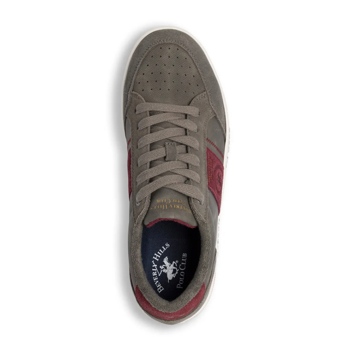 Hot Sneakers Grigie da Uomo con dettagli in contrasto Uomo Sneakers Uomo