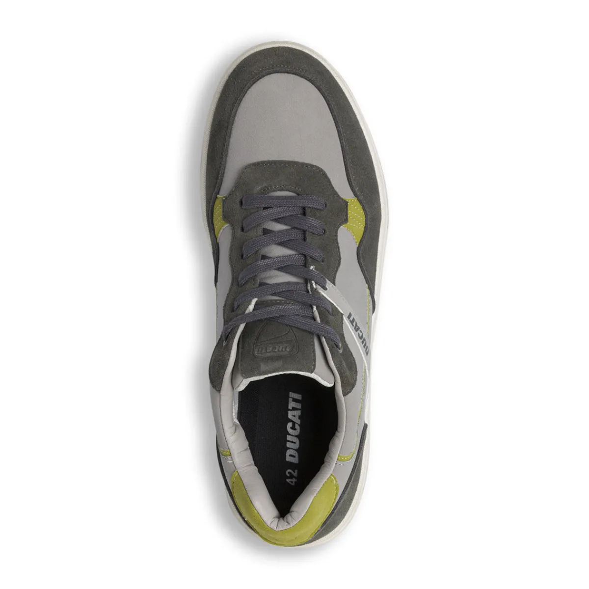 Sale Sneakers grigie da Uomo con dettagli in contrasto Uomo Sneakers Uomo