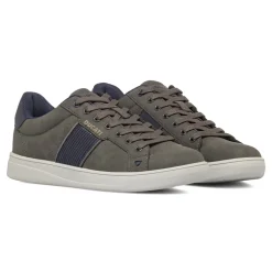 Sneakers grigie da Uomo con inserti blu Uomo Sneakers Uomo