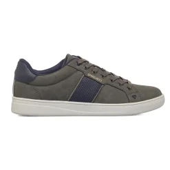 Sneakers grigie da Uomo con inserti blu Uomo Sneakers Uomo