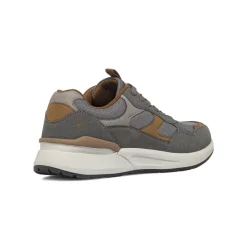 Online Sneakers grigie da Uomo con dettagli marroni in contrasto Uomo Sneakers Uomo