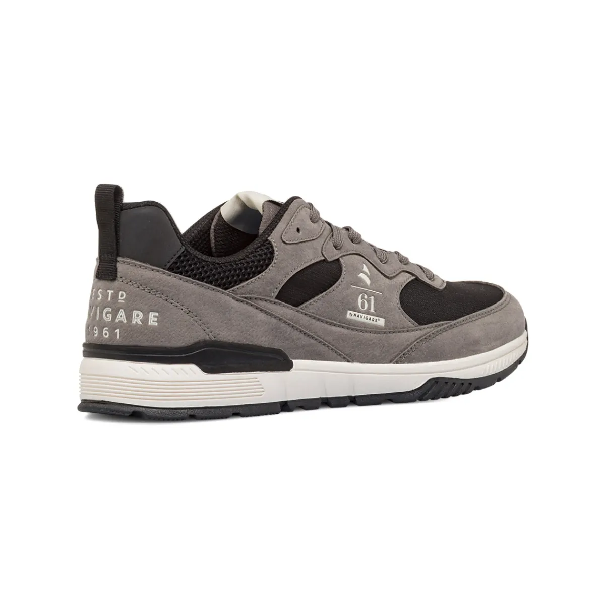 Outlet Sneakers Grigie da Uomo con inserti in contrasto Uomo Sneakers Uomo