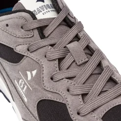 Outlet Sneakers Grigie da Uomo con inserti in contrasto Uomo Sneakers Uomo