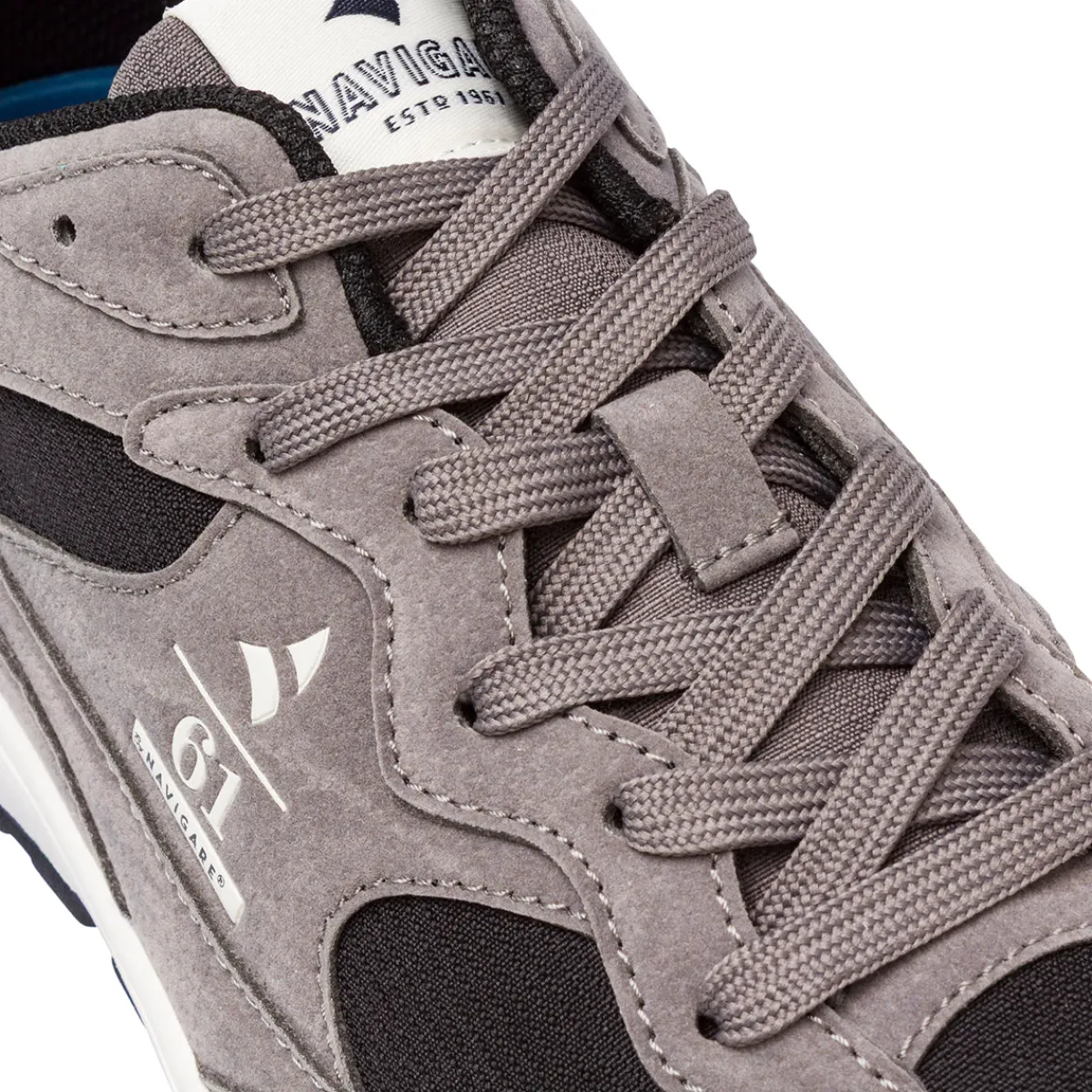 Outlet Sneakers Grigie da Uomo con inserti in contrasto Uomo Sneakers Uomo