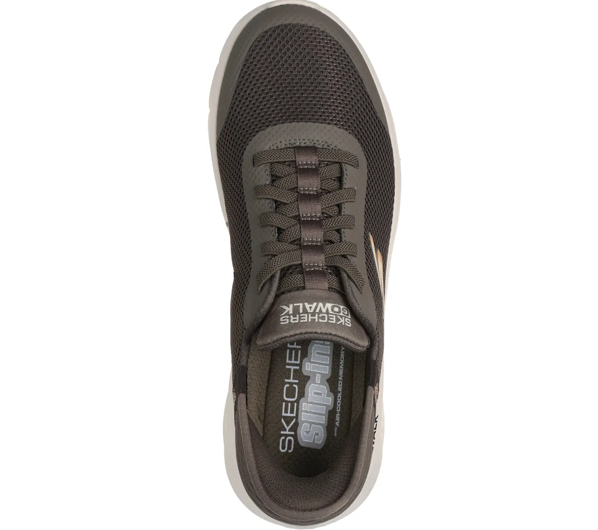 Online Sneakers grigie da uomo con soletta Air-Cooled Memory Foam Slip-ins: GO WALK Flex Uomo Sneakers|Scarpe Per Camminare