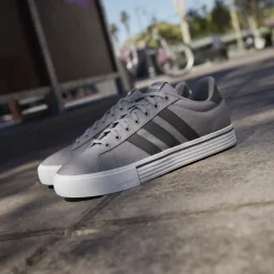 Discount Sneakers grigie da Uomo in tela con tre strisce DAILY 4.0 Uomo Sneakers|Sneakers Sport Uomo