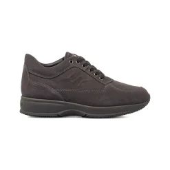 Discount Sneakers grigie da Uomo in suede Uomo Sneakers Uomo