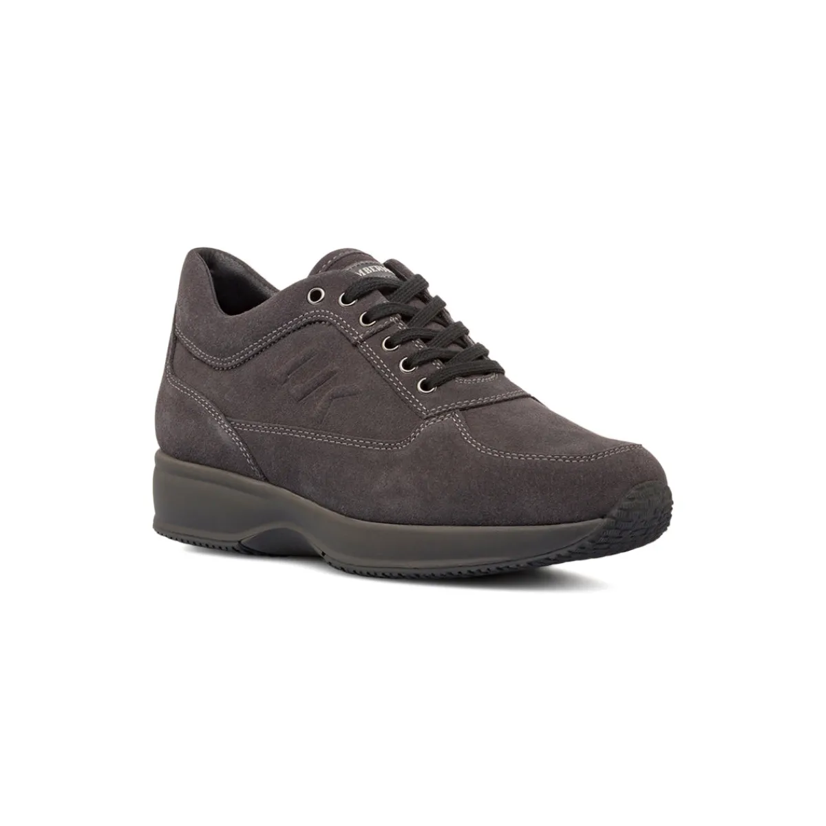 Discount Sneakers grigie da Uomo in suede Uomo Sneakers Uomo