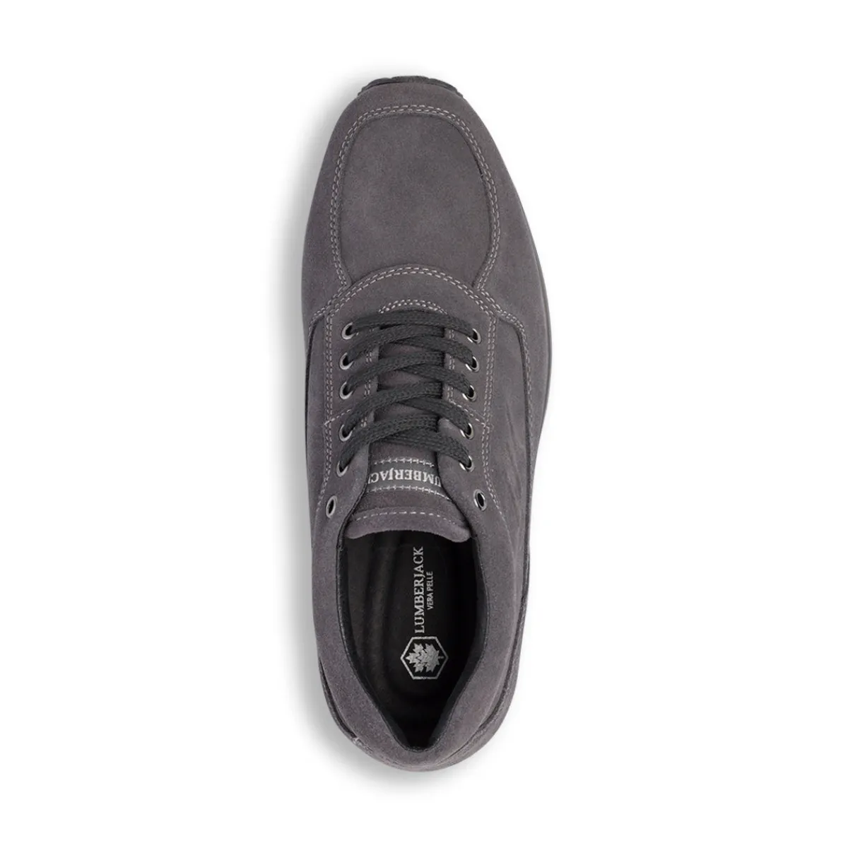 Discount Sneakers grigie da Uomo in suede Uomo Sneakers Uomo