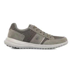 New Sneakers grigie da uomo in pelle e tessuto Lee Uomo Sneakers Uomo