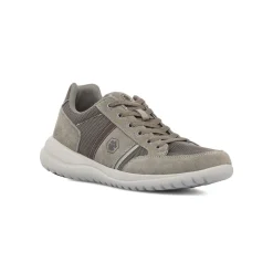 New Sneakers grigie da uomo in pelle e tessuto Lee Uomo Sneakers Uomo