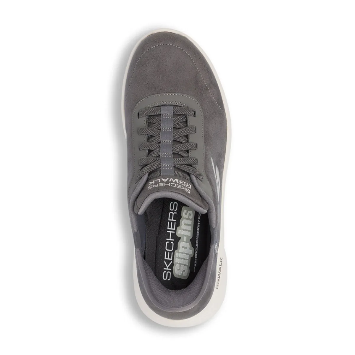 Online Sneakers Grigie da Uomo in Memory Foam Go Walk Slip-Ins Uomo Scarpe Per Camminare|Sneakers Sport Uomo