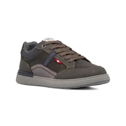 Clearance Sneakers grigio da Uomo con banda laterale Jeans Uomo Sneakers Uomo