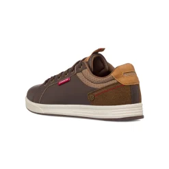 Best Sneakers marroni da Uomo con inserto effetto scamosciato Uomo Look Marrone Uomo 👞|Sneakers Uomo