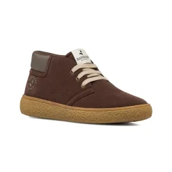 Clearance Sneakers Marroni da Uomo in suede con logo laterale Uomo Look Marrone Uomo 👞|Scarponcini E Anfibi Uomo