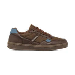 Outlet Sneakers marroni da Uomo con inserti Azzurri Uomo Sneakers Uomo|Look Marrone Uomo 👞