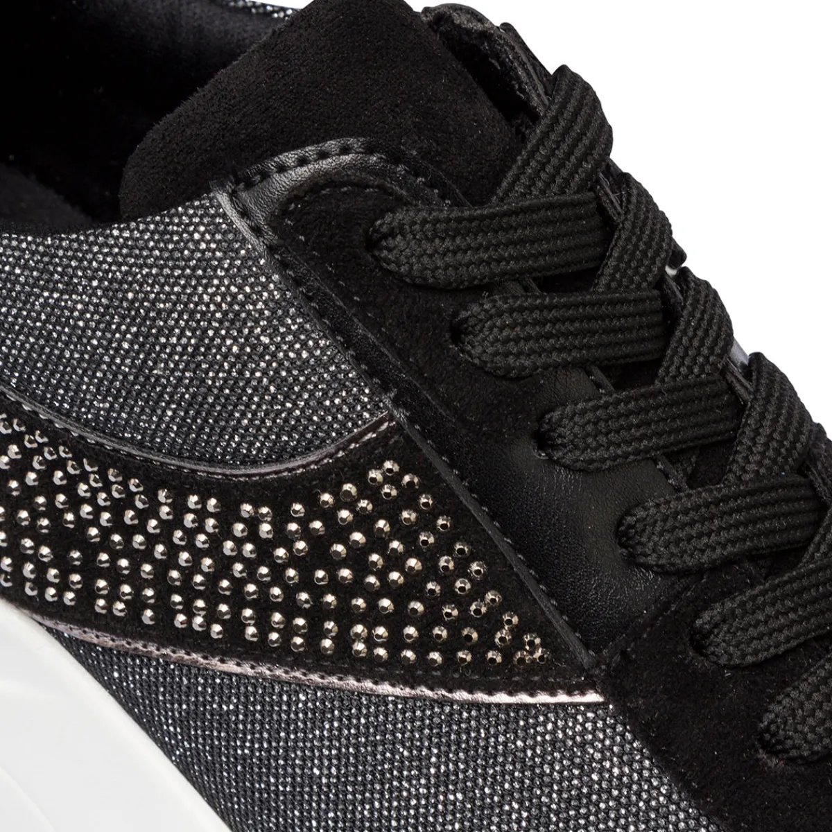 Sneakers nere con strass da donna Donna Sneakers Donna