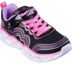 Sneakers nere da bambina con luci nella suola Heart Lights Bambino Sneakers Sportive Bambina|Scarpe Con Strappo Bambina