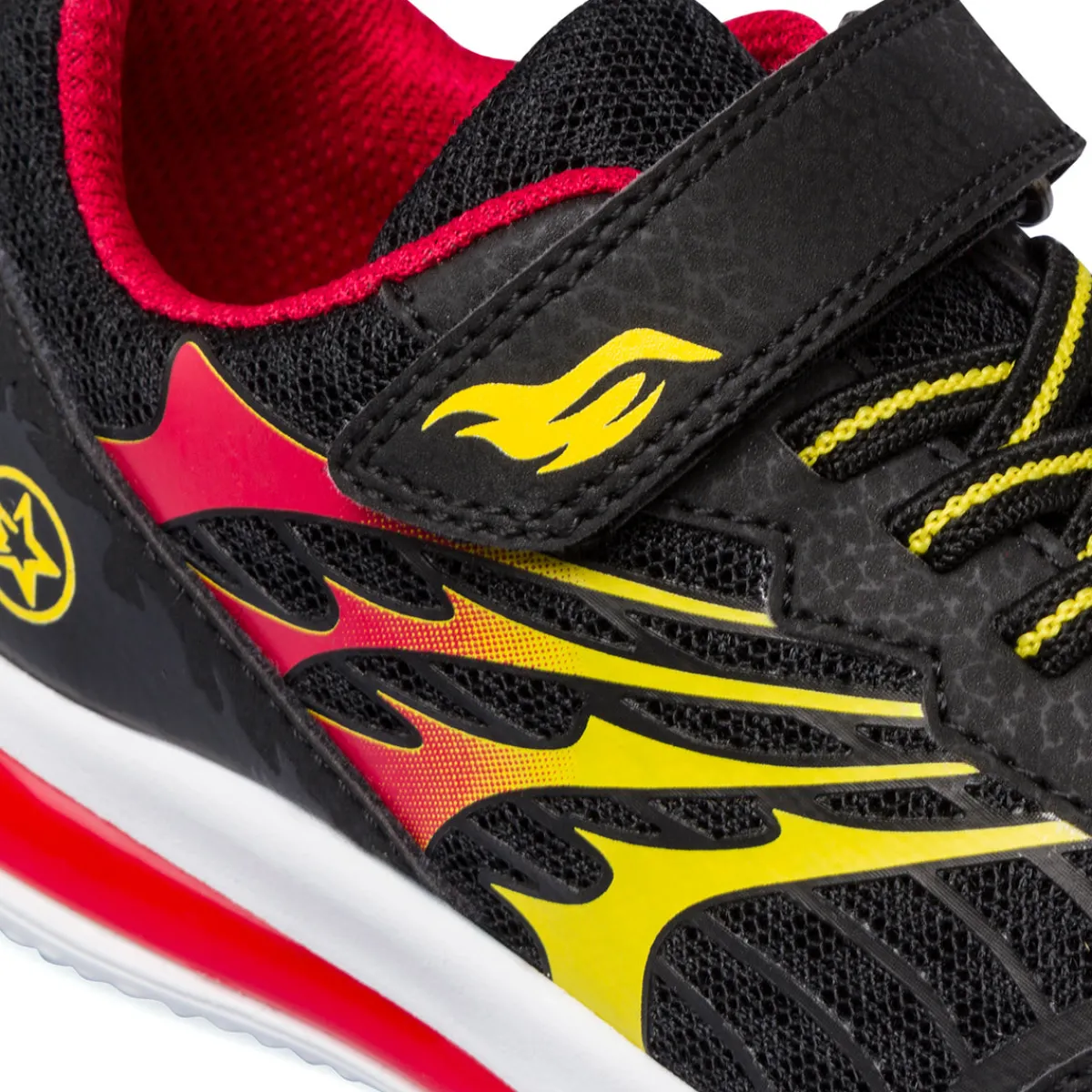 Online Sneakers nere da bambino con luci Bambino Sneakers Bambino|Scarpe Con Strappo Bambino