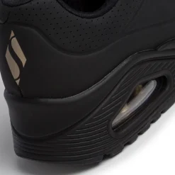 Outlet Sneakers nere da donna con suola ad aria e Memory Foam Uno Donna Sneakers|Scarpe Sportive