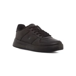 Outlet Sneakers nere da uomo con logo laterale Finster Uomo Sneakers Uomo