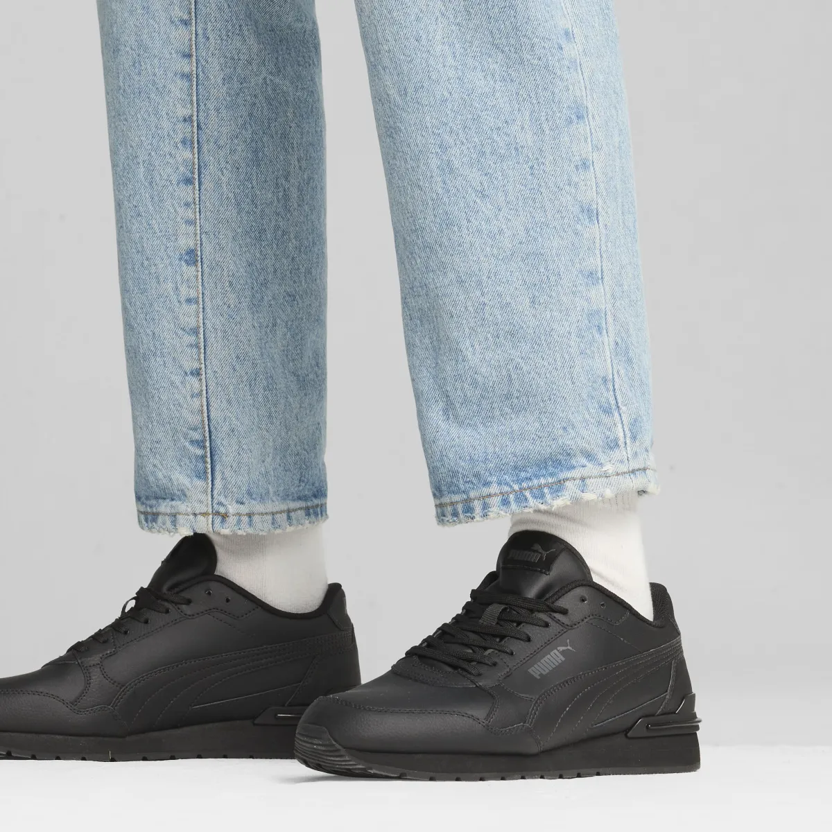 Clearance Sneakers nere da Uomo con logo laterale Runner v4 Uomo Sneakers Retro Running|Sneakers Sport Uomo