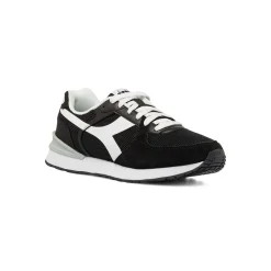 Clearance Sneakers nere da Uomo con logo bianco Fenice Uomo Sneakers Retro Running|Sneakers
