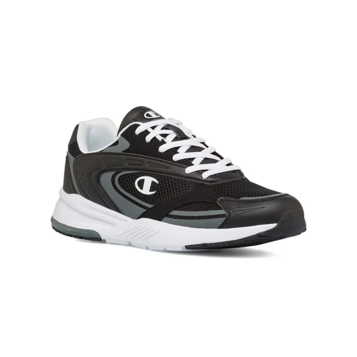 Hot Sneakers nere e grigie da Uomo con logo Uomo Sneakers Retro Running|Sneakers Sport Uomo