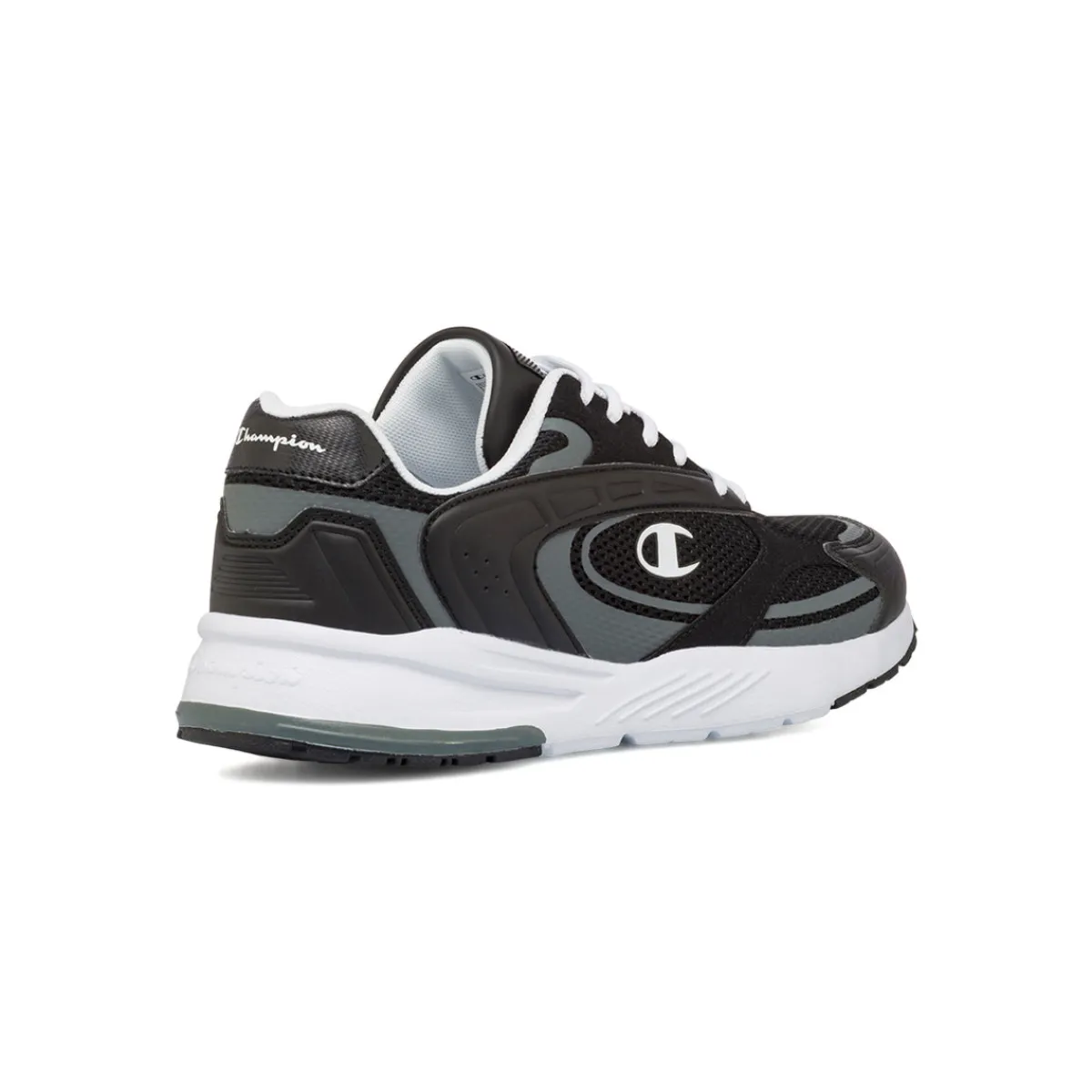 Hot Sneakers nere e grigie da Uomo con logo Uomo Sneakers Retro Running|Sneakers Sport Uomo